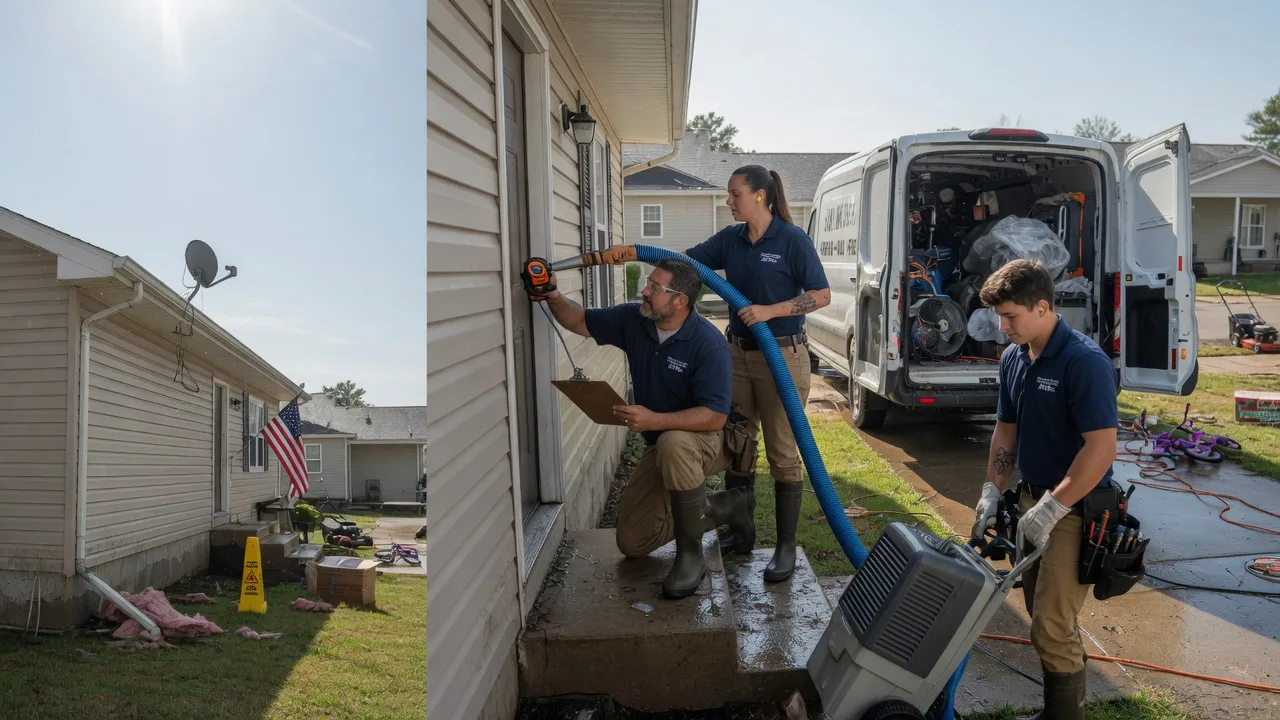 Ceiling Water Damage Restoration in Rice, MN near me